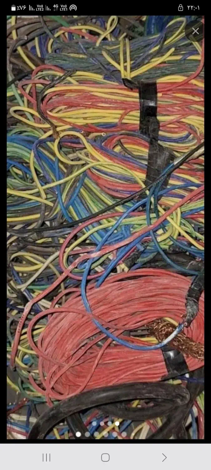 فلزات رنگی سیم کابل سیمپیچی ضایعات سیم سوخته مسی|عمدهفروشی|ارومیه, |دیوار