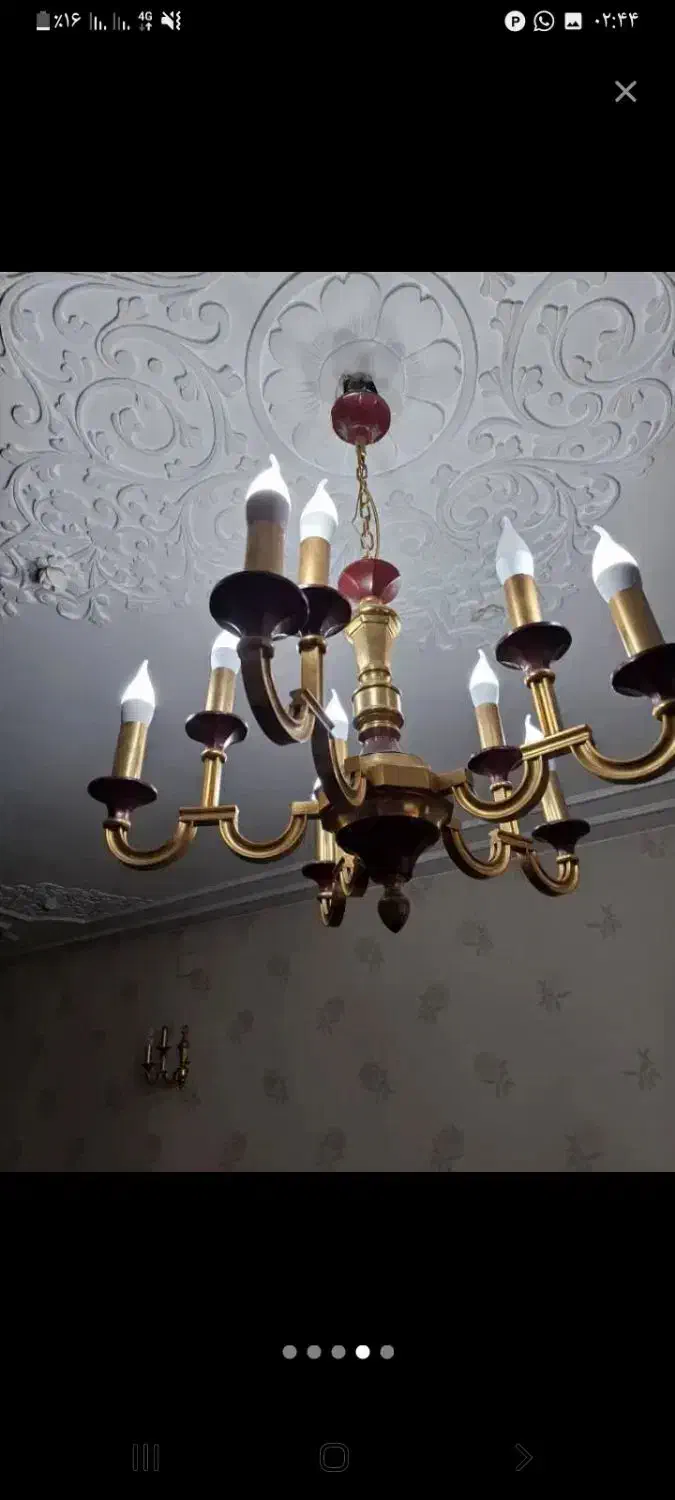 لوستر خراب تعمیری شکسته پنکه سقفی خراب|لوستر و چراغ آویز|اهواز, زیباشهر|دیوار