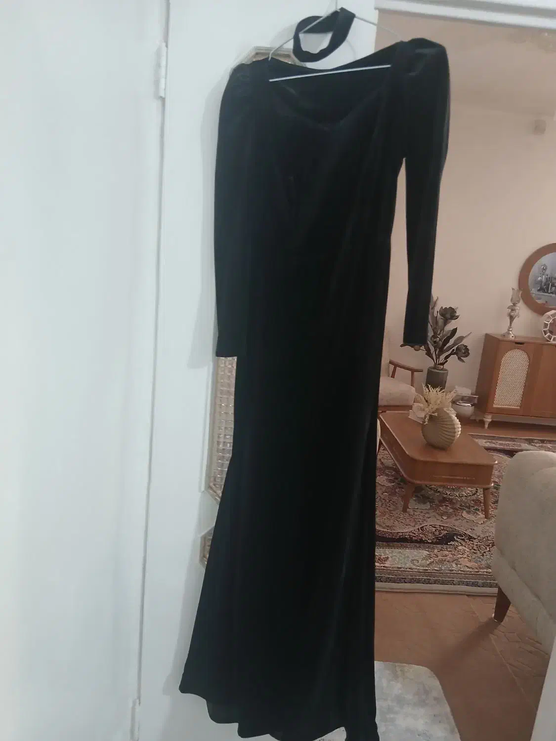 مجلسی مشکی مخمل|لباس|الوند, |دیوار