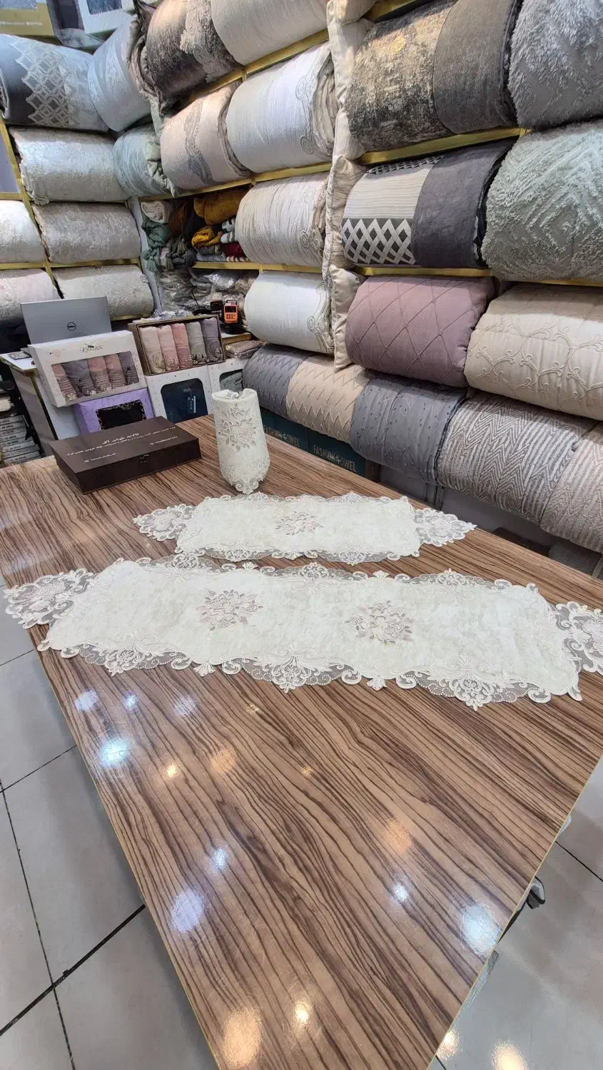 ست رومیزی ۴ تکه وارداتی از قلب ترکیه به تهران|پرده، رانر، رومیزی|تهران, هرندی|دیوار