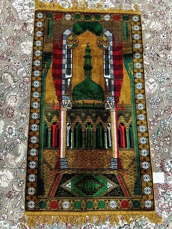 ۲عدد سجاده مخمل ترک مکه ای نو|گلیم، جاجیم، گبه|تهران, چیتگر شمالی|دیوار