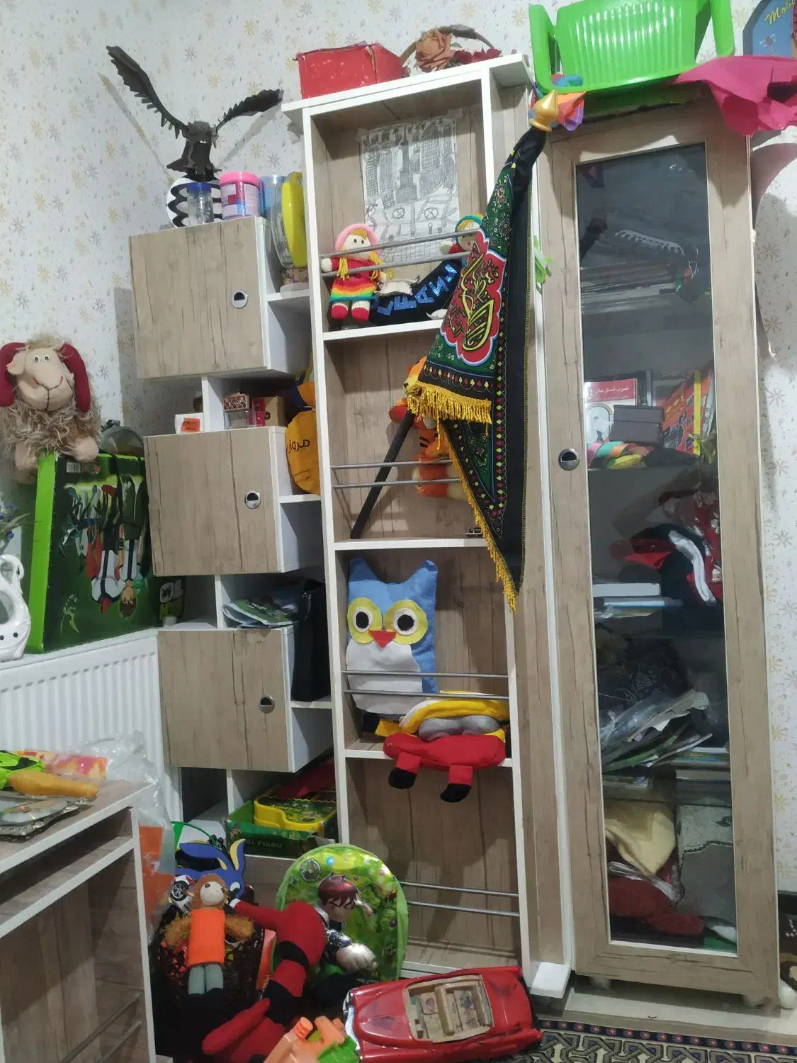 تخت وکمدنوجوان تخت بدون تشک|تخت و سرویس خواب|گرگان, |دیوار