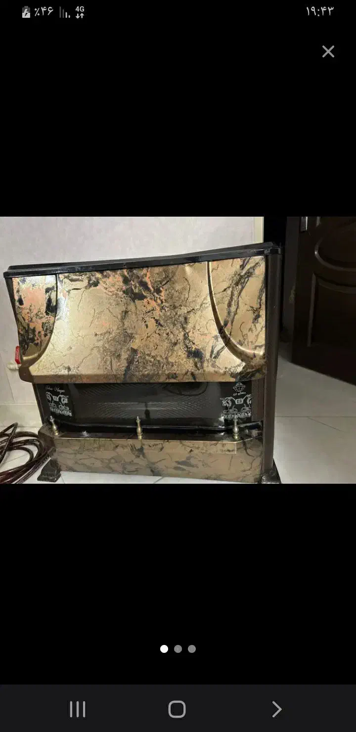 ۲ عدد بخاری طرح شومینه|بخاری، هیتر، شومینه|قزوین, |دیوار