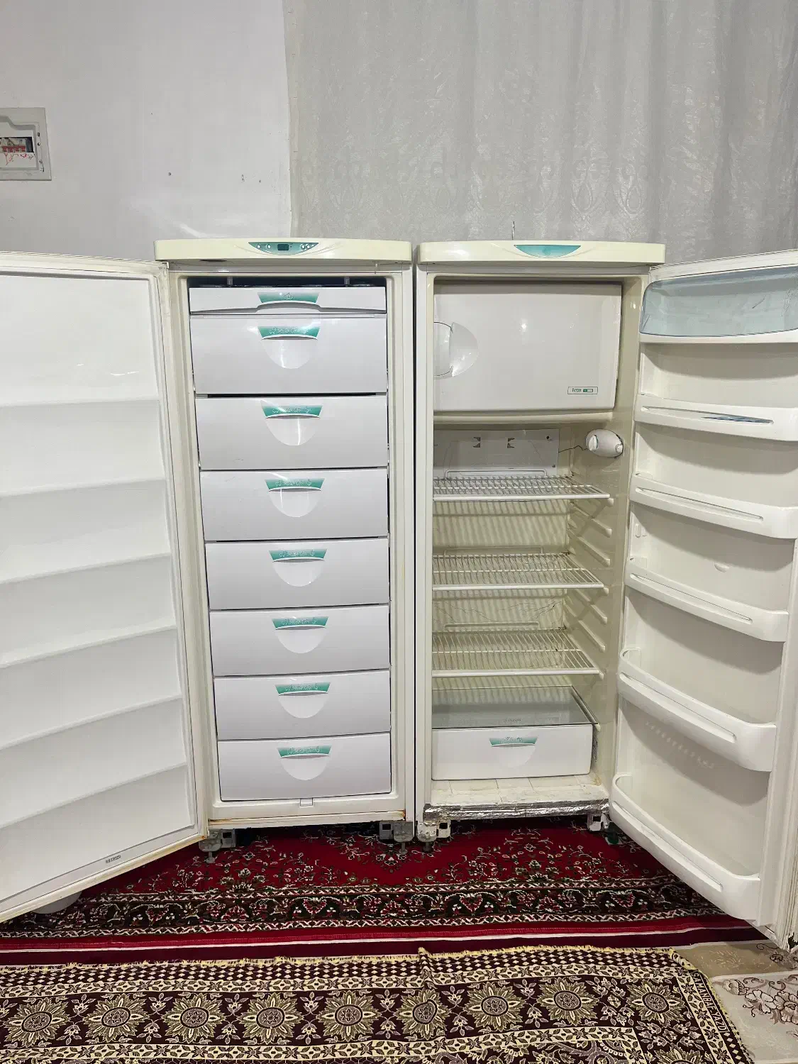 یخچال و فریزر دوقلو پارس سالم و تمیز|یخچال و فریزر|اهواز, بهارستان|دیوار