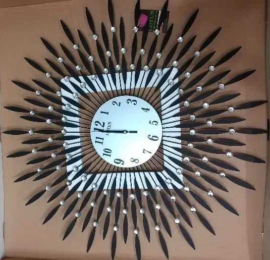 ساعت دیواری فانتزی فلزی برند لوتوس|ساعت دیواری و تزئینی|حمیدیا, |دیوار