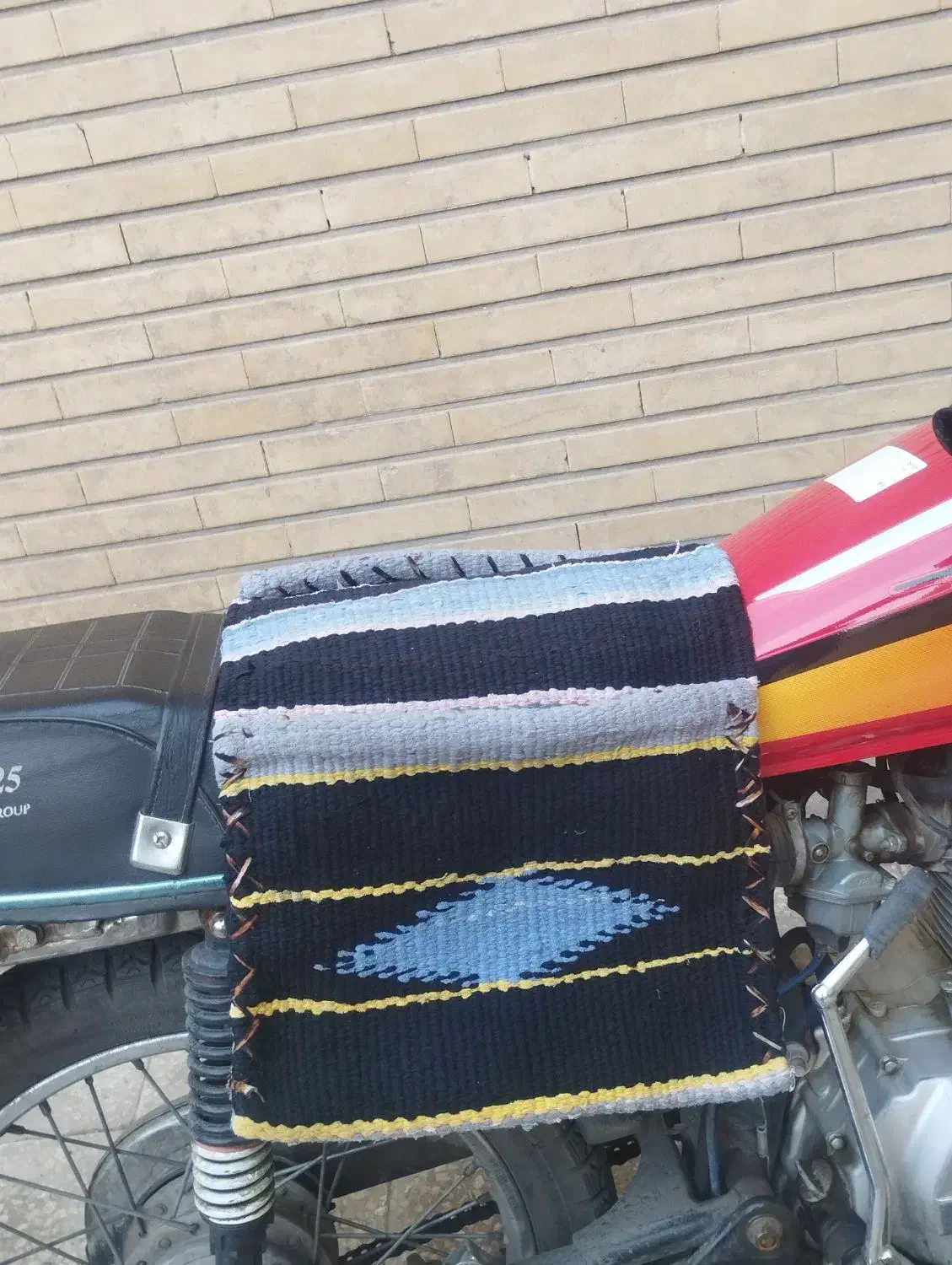 خورجین دستباف|گلیم، جاجیم، گبه|قم, حمام تالار|دیوار