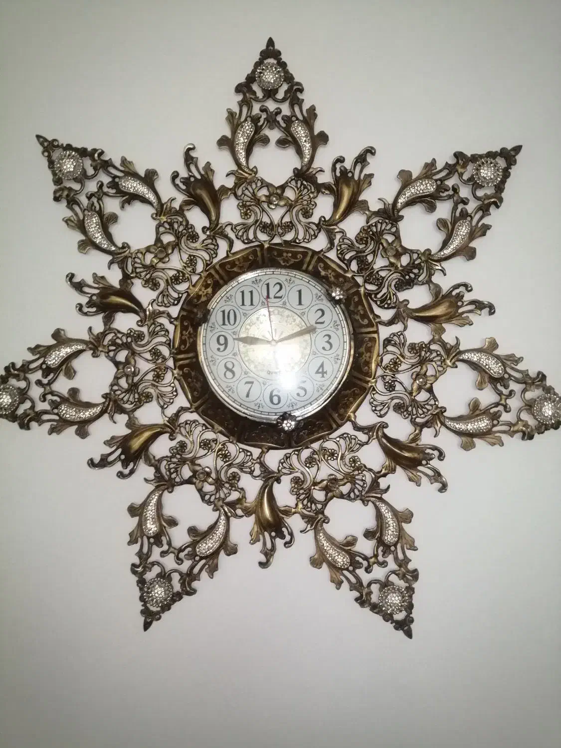 ساعت دیواری برنجی|ساعت دیواری و تزئینی|مشهد, هنرور|دیوار