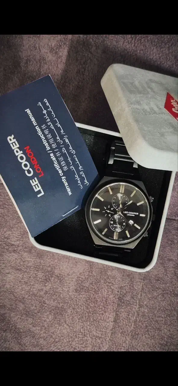 Lee Cooper اوریجینال مشکی خاص و کم کار|ساعت|شیراز, شیمی گیاه|دیوار