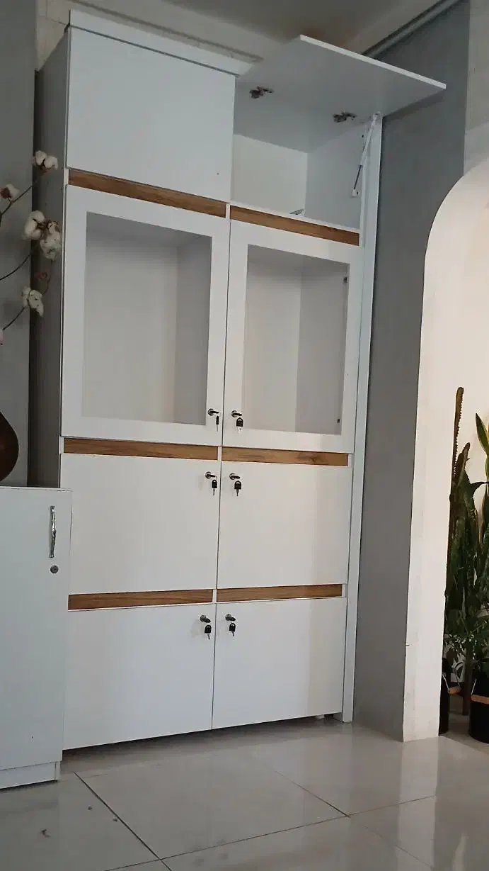 کمد در دوشکل و دو اندازه و کانتر|بوفه، ویترین، کنسول|گرگان, |دیوار