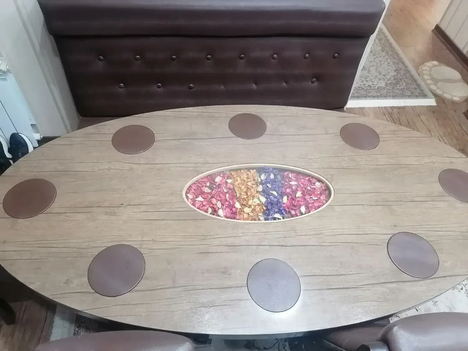 میز ناهار خوری 8 نفره|میز و صندلی غذاخوری|اسلام‌شهر, شهرک واوان|دیوار