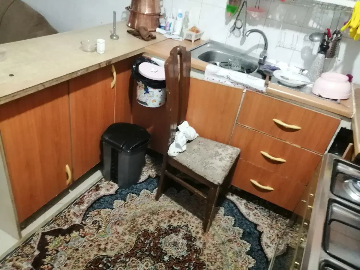 کابینت فلزی|آب‌چکان و نظم‌دهنده ظروف|قدس, شهر‌قدس|دیوار