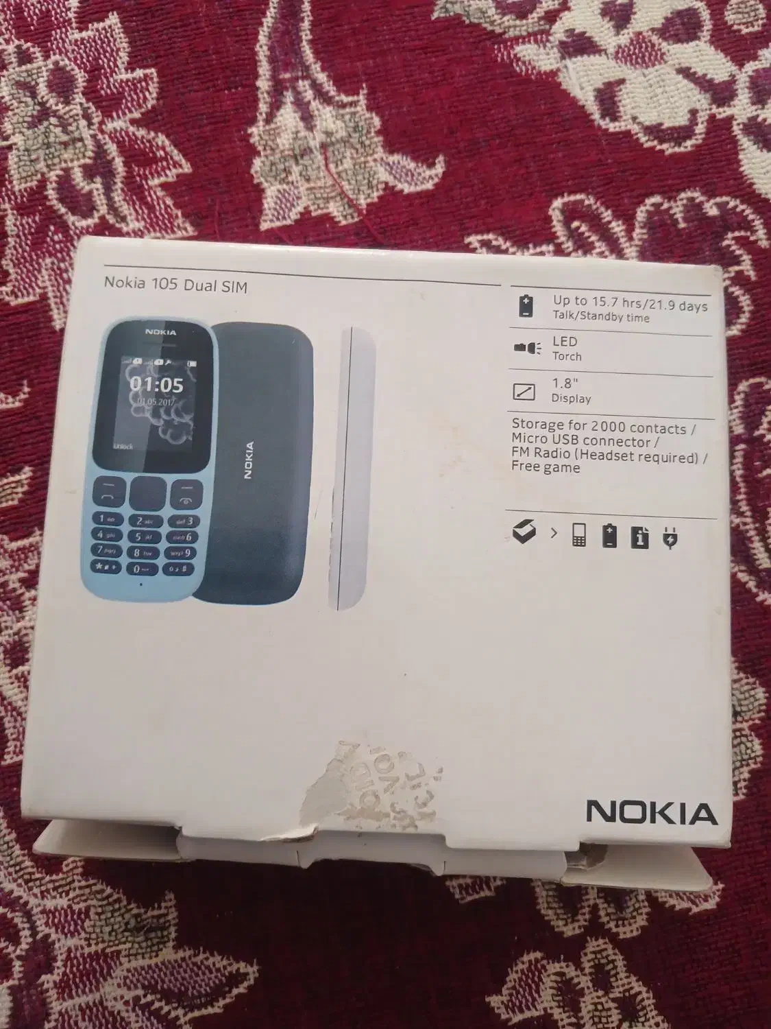 گوشی نوکیا ۱۰۵|موبایل|قم, شهرک امام حسین|دیوار