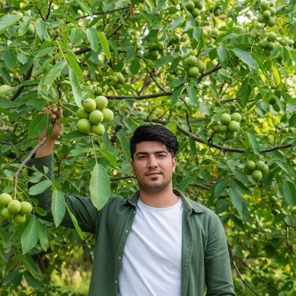 نهال گردو دیرگل مقاوم با باردهی زیاد|حراج|محمدیه-قزوین, |دیوار