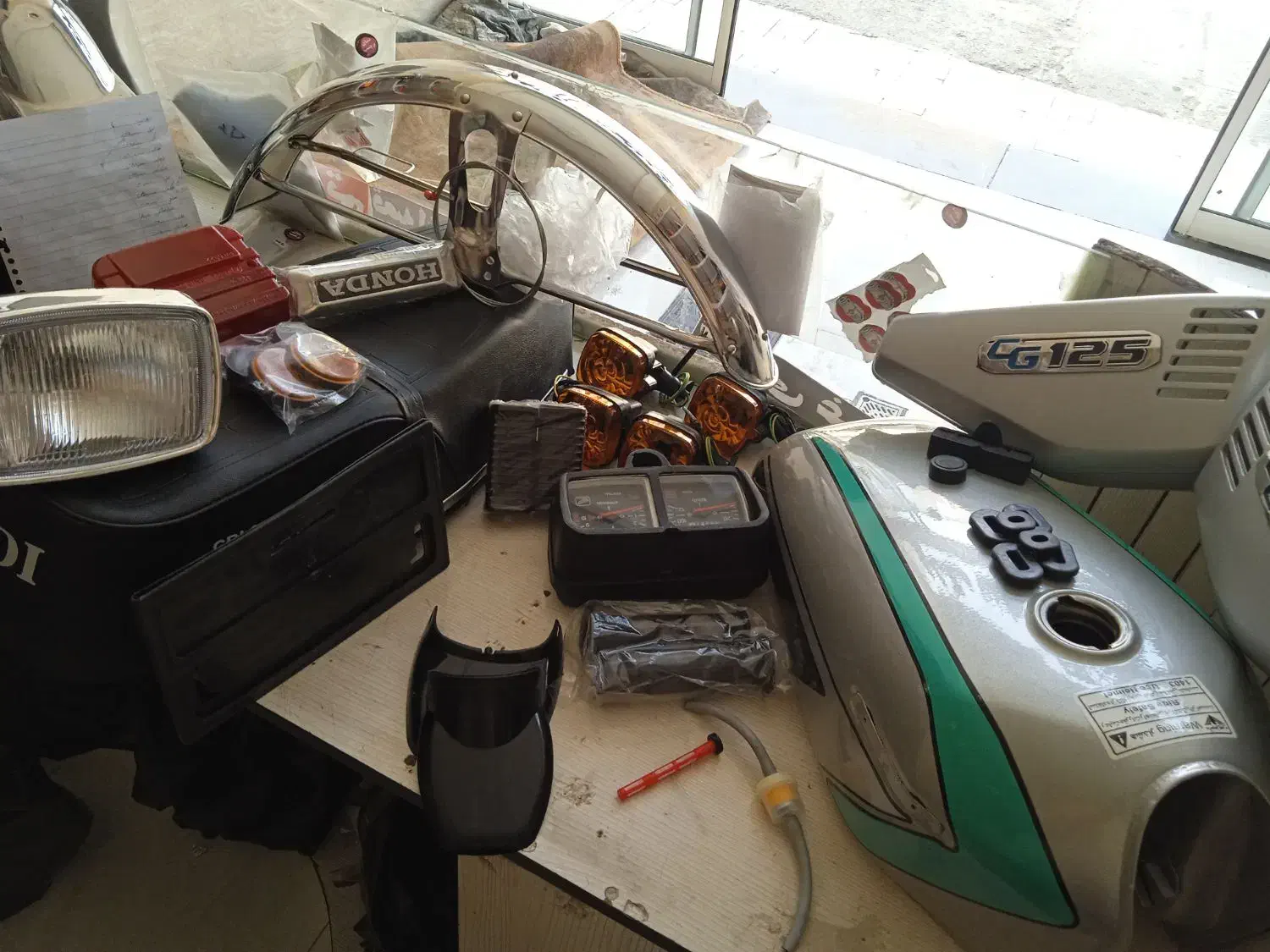 لوازم یدکی موتور سیکلت پک اقتصادی|قطعات یدکی و لوازم جانبی|مشهد, نظام دوست|دیوار