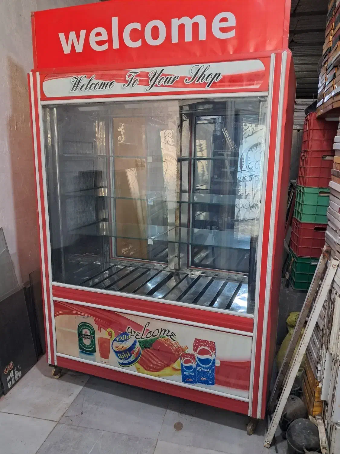 یخچال ایستاده چهاردر وتک در|فروشگاه و مغازه|قم, شهرک فاطمیه|دیوار