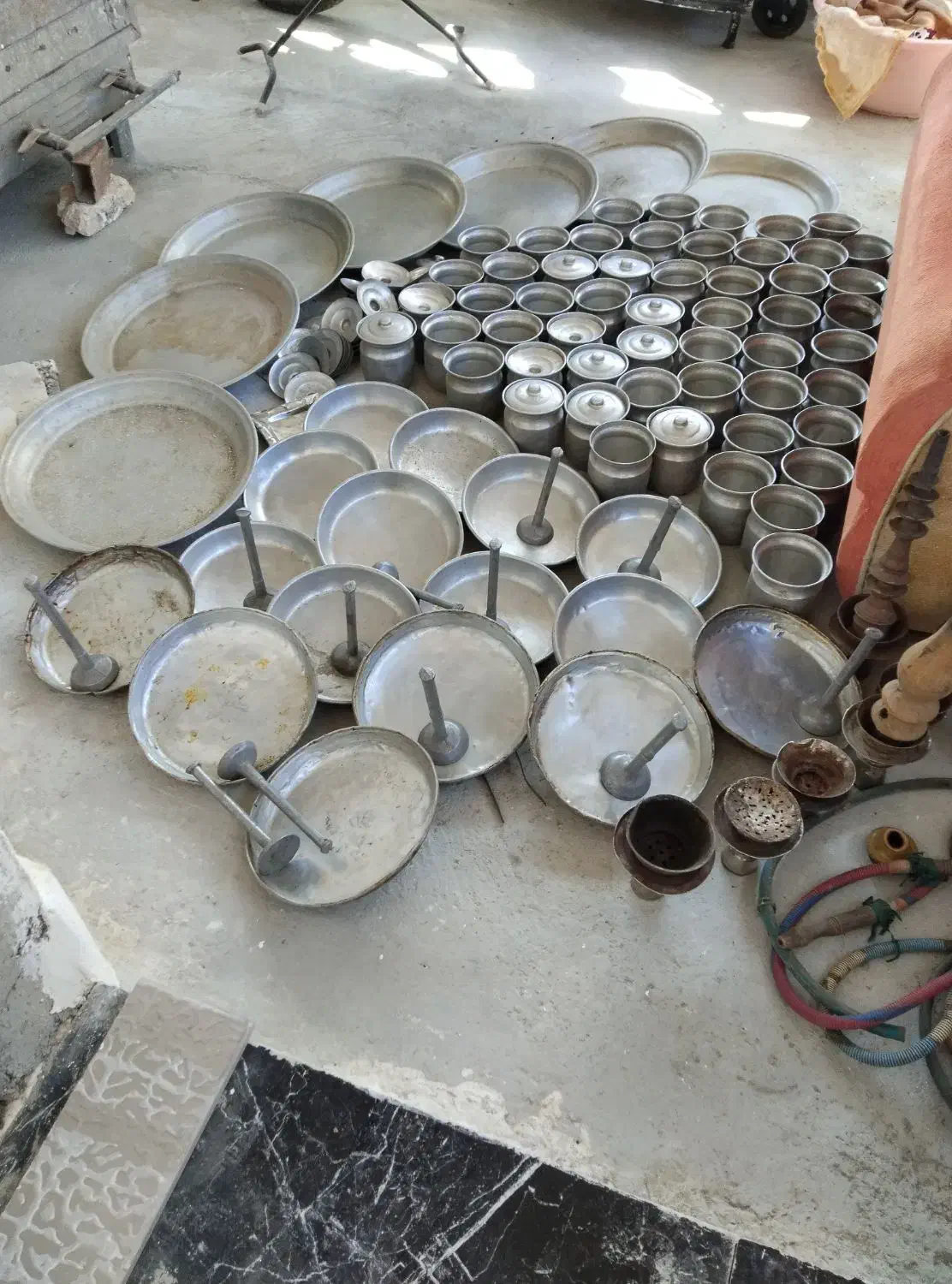 وسایل قهوه خانه ،دیزی ،سینی،گوشتکوب|ظروف پخت‌وپز|گرگان, |دیوار