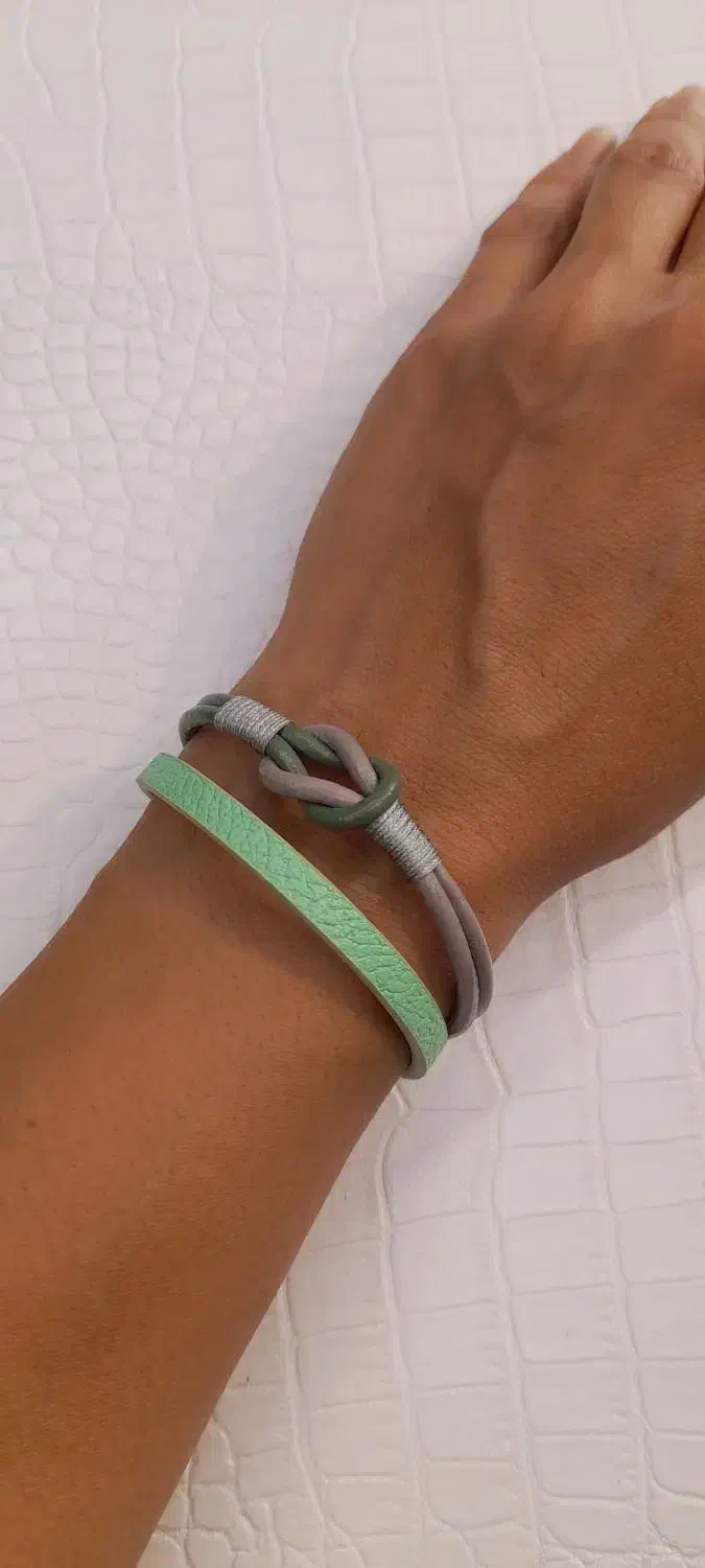 دستبند چرم طبیعی اکسسوری چرمی|بدلیجات|مشهد, کارمندان دوم|دیوار