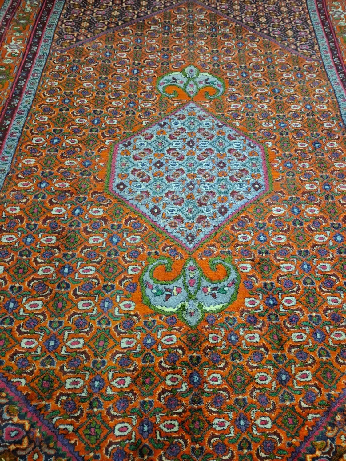 فرش دست بافت با قدمت 60ساله|فرش|سهند, |دیوار