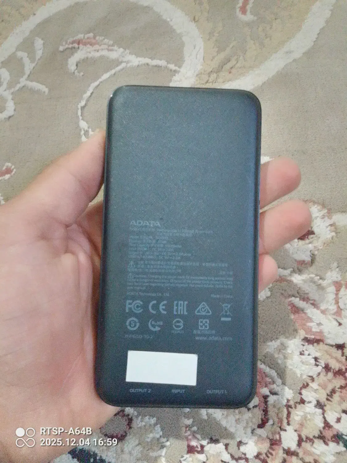 پاور بانک 10000ADATA|لوازم جانبی موبایل و تبلت|قنوات, |دیوار