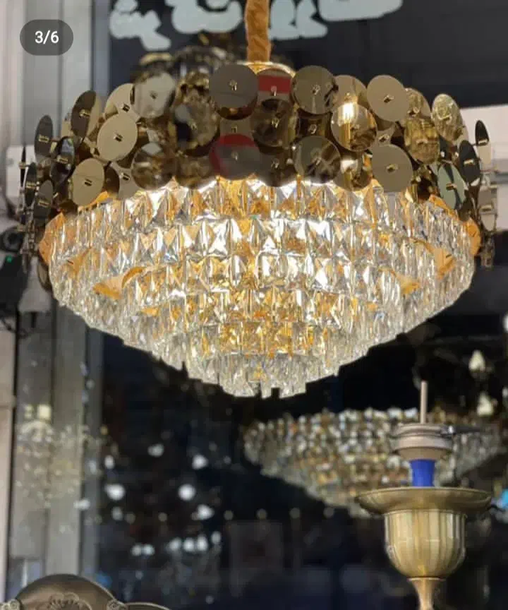 لوستر|لوستر و چراغ آویز|حمیدیا, |دیوار