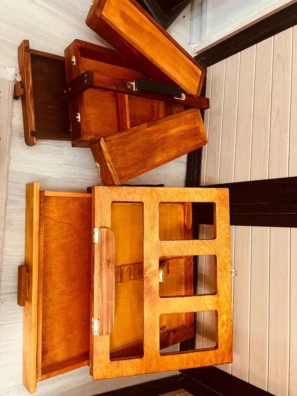 کیف و جعبه چوبی هنر نقاشی|لوازم التحریر|تبریز, |دیوار