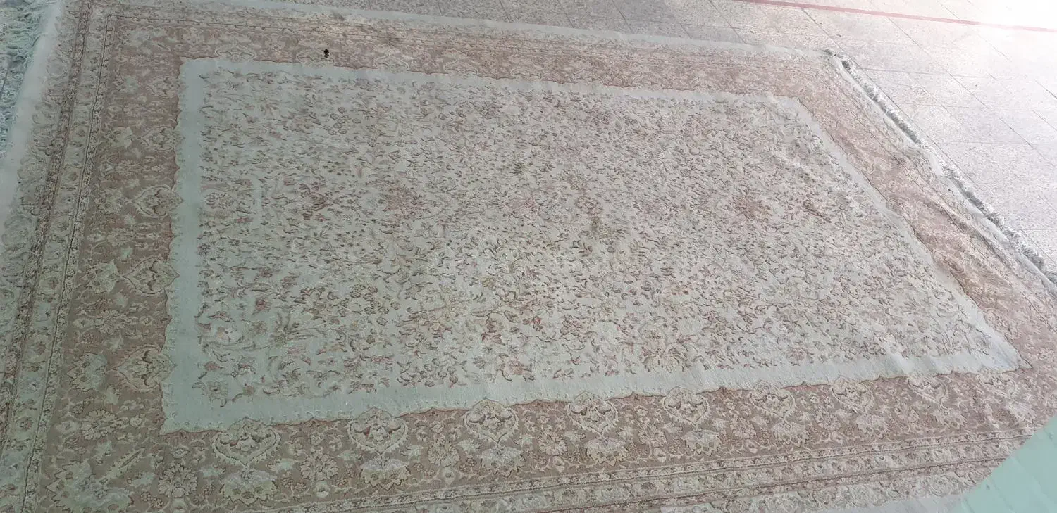 دو عدد قالی ۶ متری کرم رنگ|فرش|اهواز, کیانپارس |دیوار