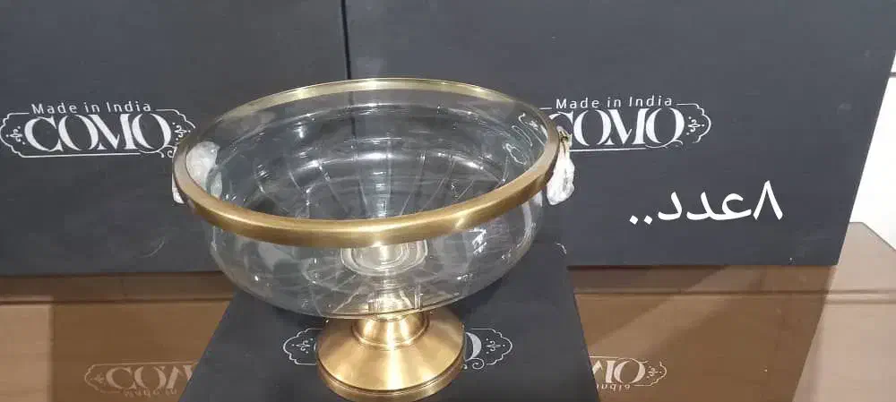 سرویس پذیرایی بلور برنج Como هند|ظروف سرو و پذیرایی|چهاردانگه (تهران), |دیوار