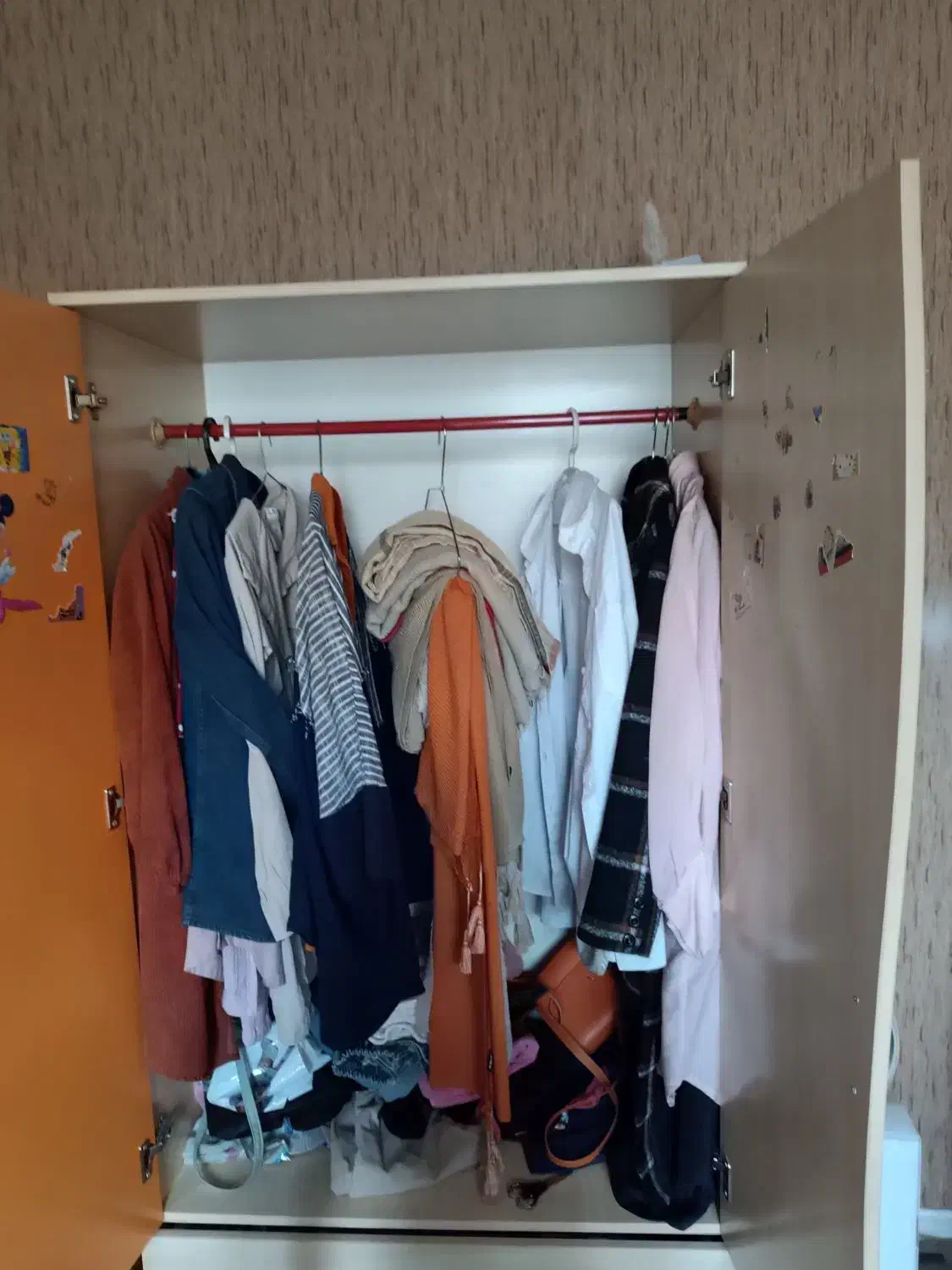 کمد لباس و کتابخانه باعمق زیاد 50سفارشی،تمیزوسالم|کتابخانه، شلف، قفسه‌های دیواری|مشهد, ارشاد|دیوار