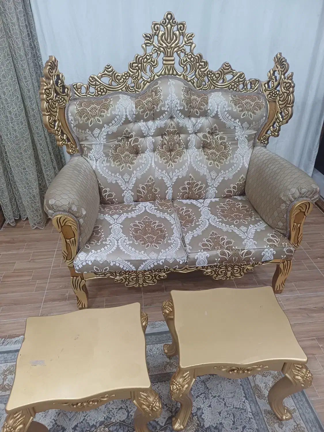 مبل سلطنتی ۷ نفره بسیار زییا|مبلمان خانگی و میز عسلی|بانه, |دیوار