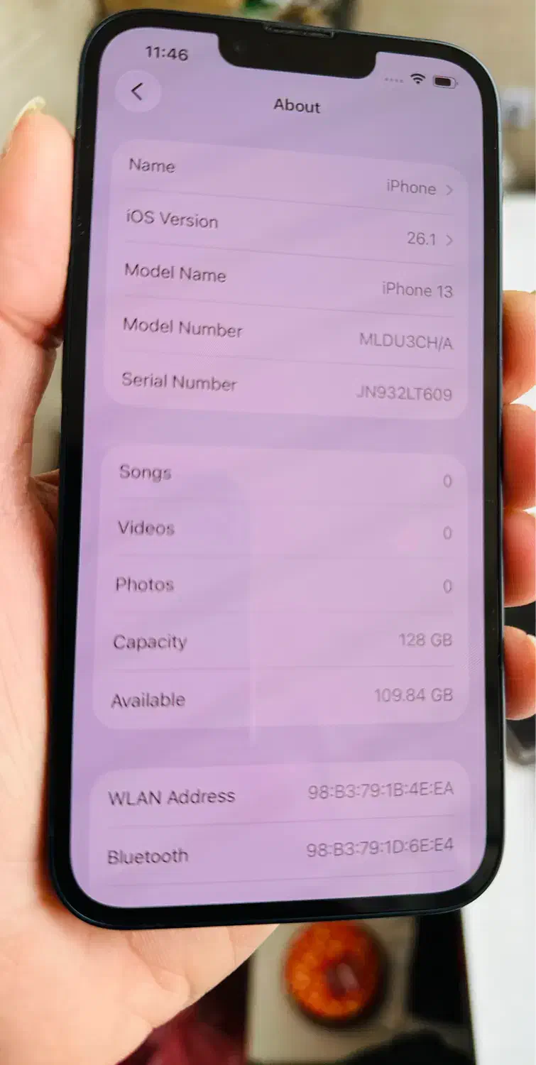 iPhone 13 128G ch|موبایل|رشت, منظریه|دیوار