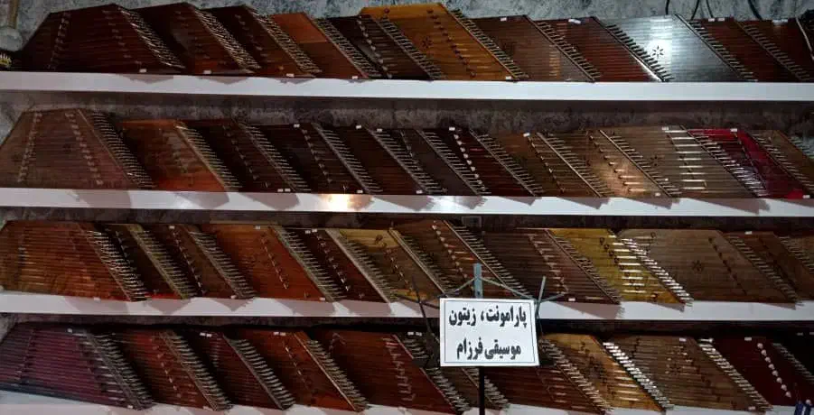 سنتور* رنگارنگ/|سازهای سنتی|شیراز, سینما سعدی|دیوار