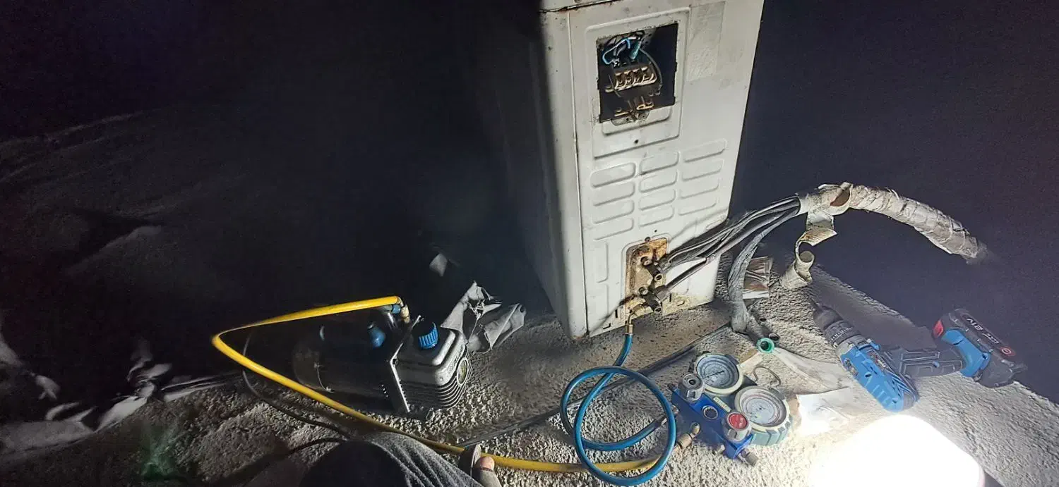 خدمات نصب و شست شوی اسپیلت|خدمات پیشه و مهارت|کنارک, |دیوار