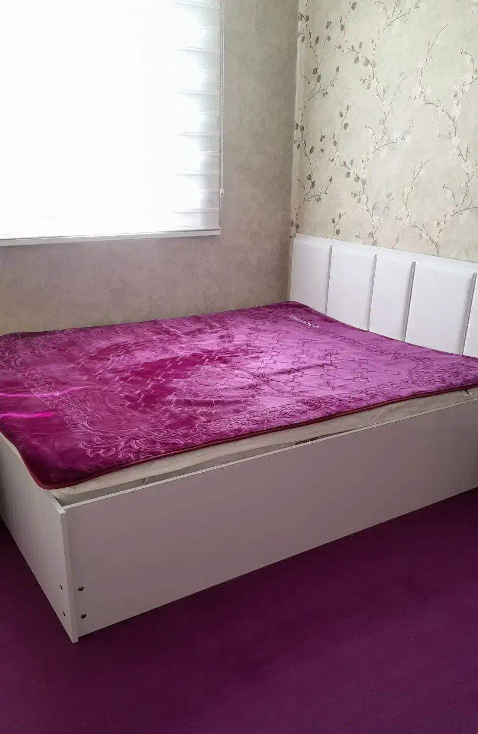تختخواب دونفره نو مناسب جهیزیه|تشک تختخواب|همدان, |دیوار
