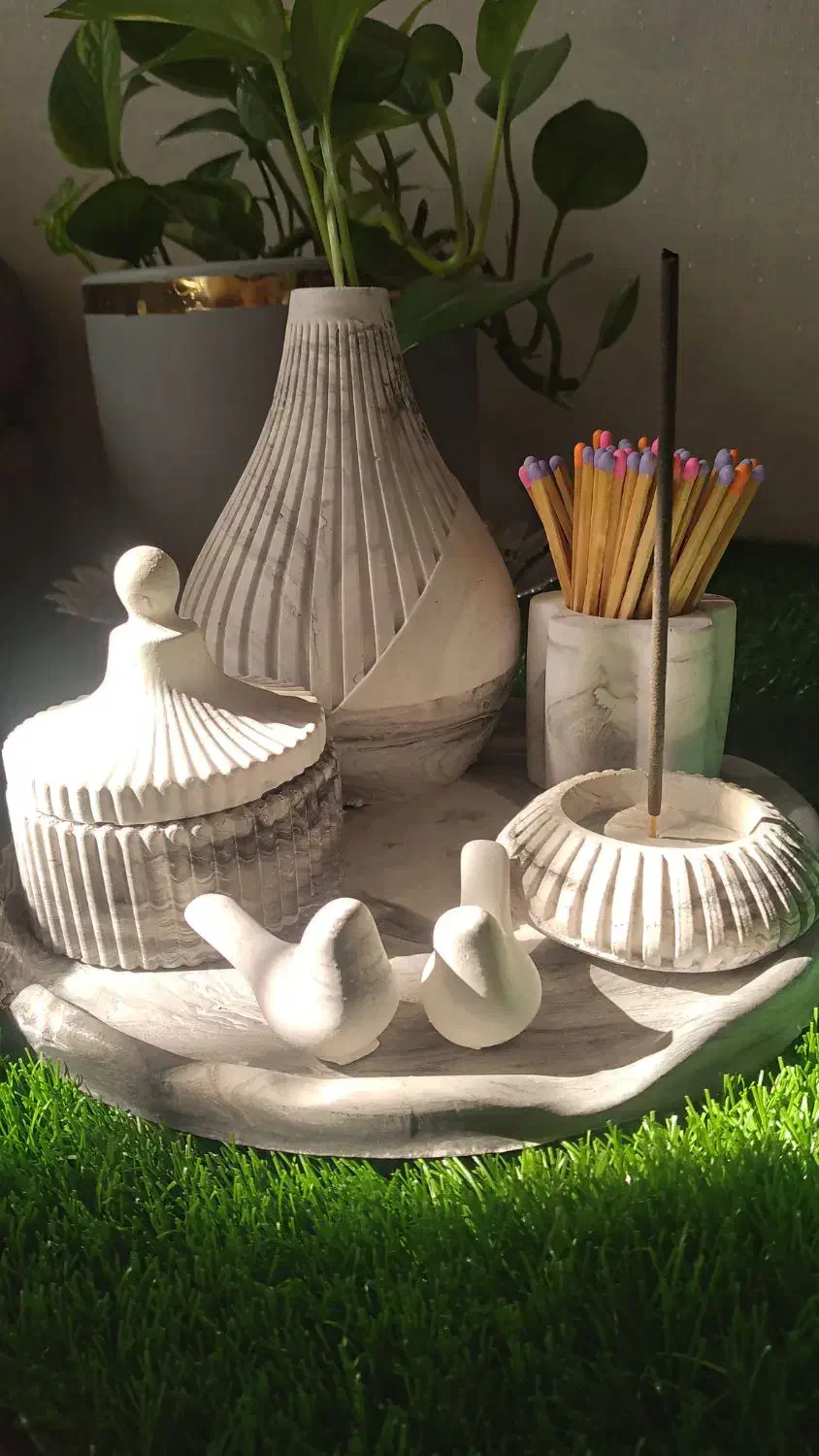 انواع اکسسوری سنگ مصنوعی|صنایع دستی و سایر لوازم تزئینی|شیراز, کوشک میدان|دیوار