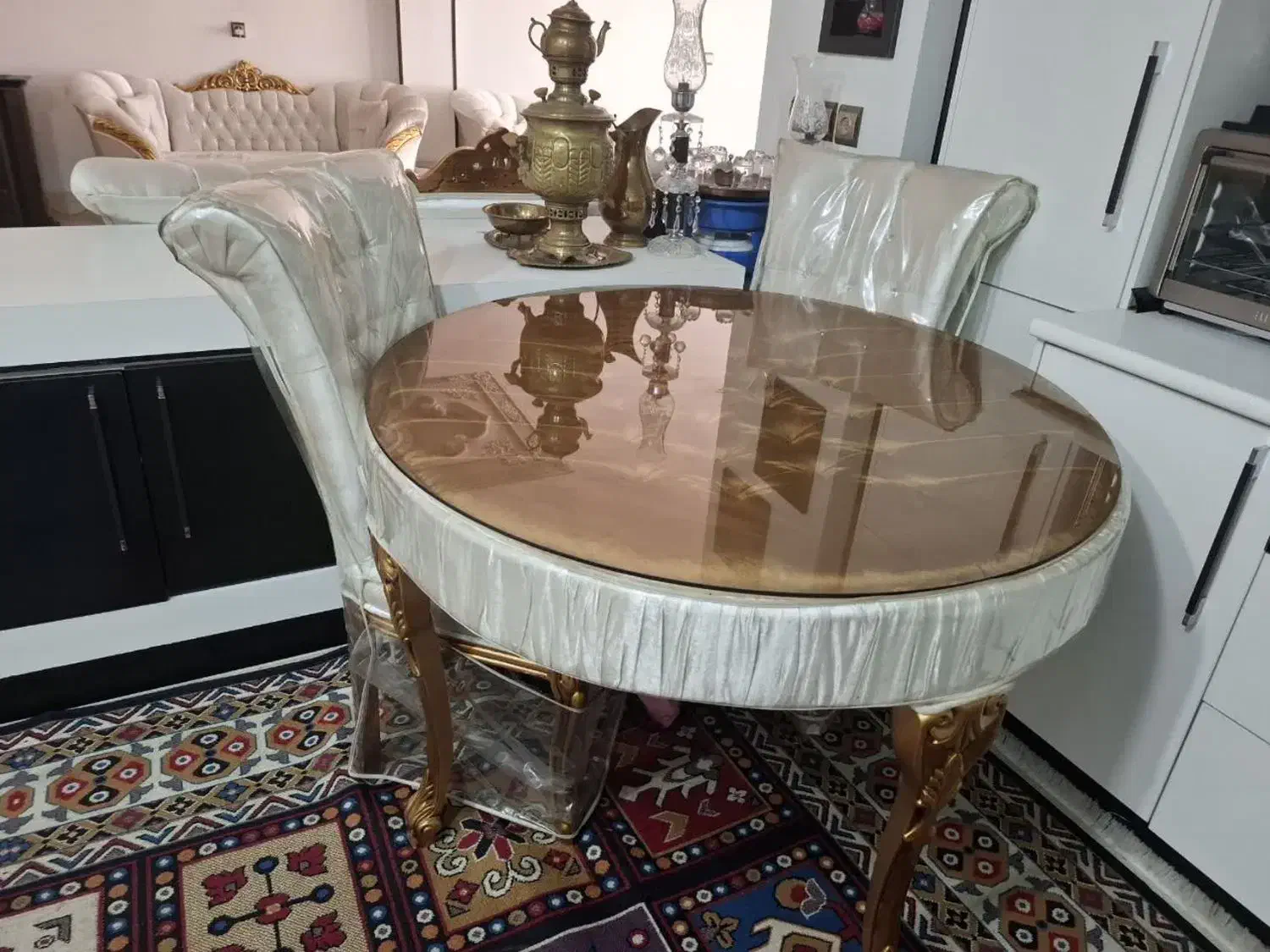 مبل هشت نفره وناهار خوری ست 4نفره|مبلمان خانگی و میز عسلی|پیر بکران, |دیوار