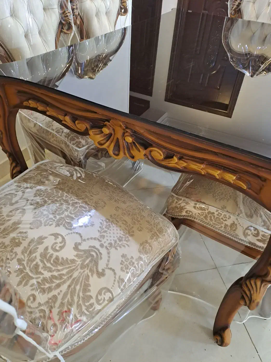 فروش میز ناهارخوری ۶نفره استیل|میز و صندلی غذاخوری|گرگان, |دیوار