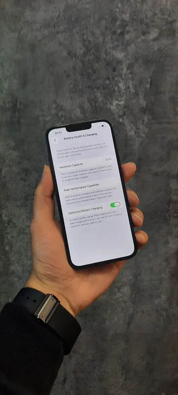 آیفون ۱۳ باتری ۹۷ درصد|موبایل|یزد, |دیوار