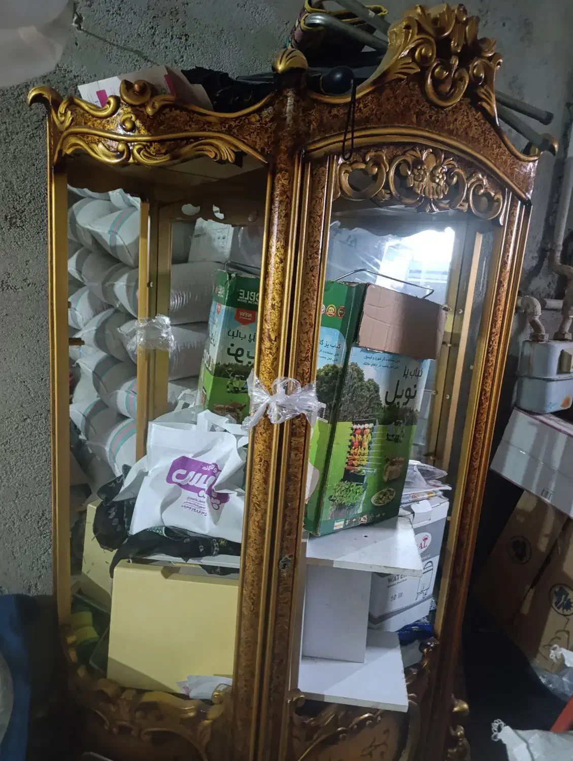 گنجه  چوب گردو|بوفه، ویترین، کنسول|گرگان, |دیوار