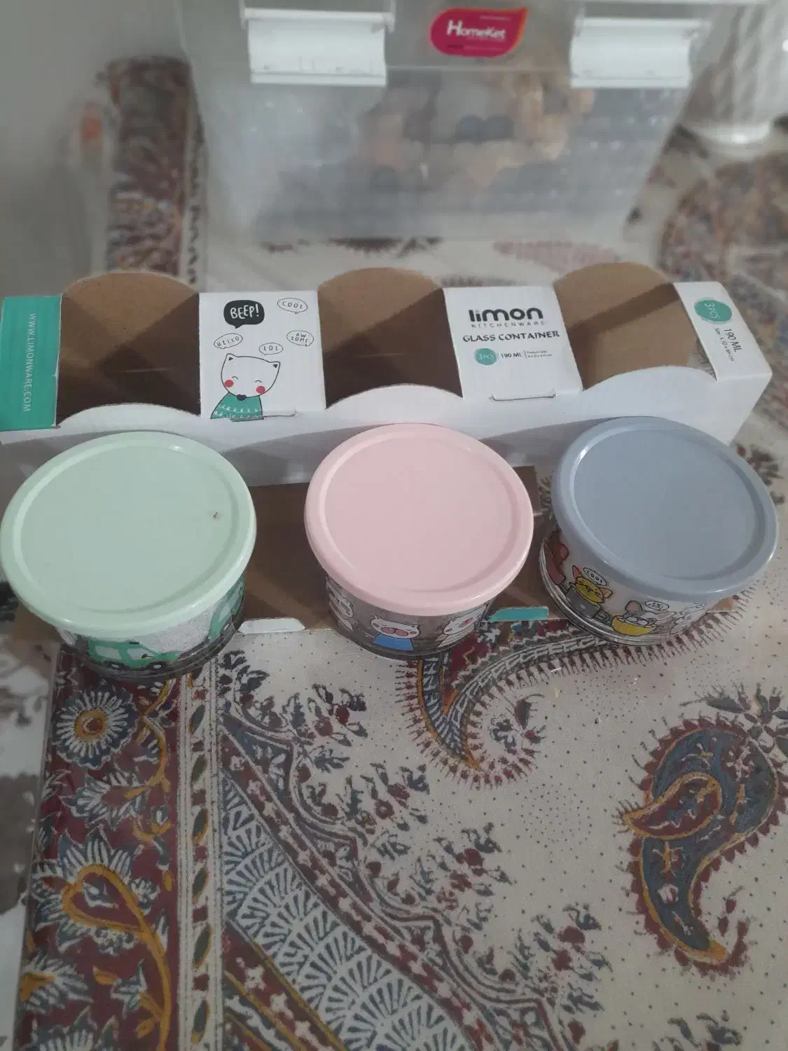 ظرف ۳ تیکه لیمون|ظروف نگهدارنده، پلاستیکی، یک‌بارمصرف|اصفهان, بهارستان|دیوار