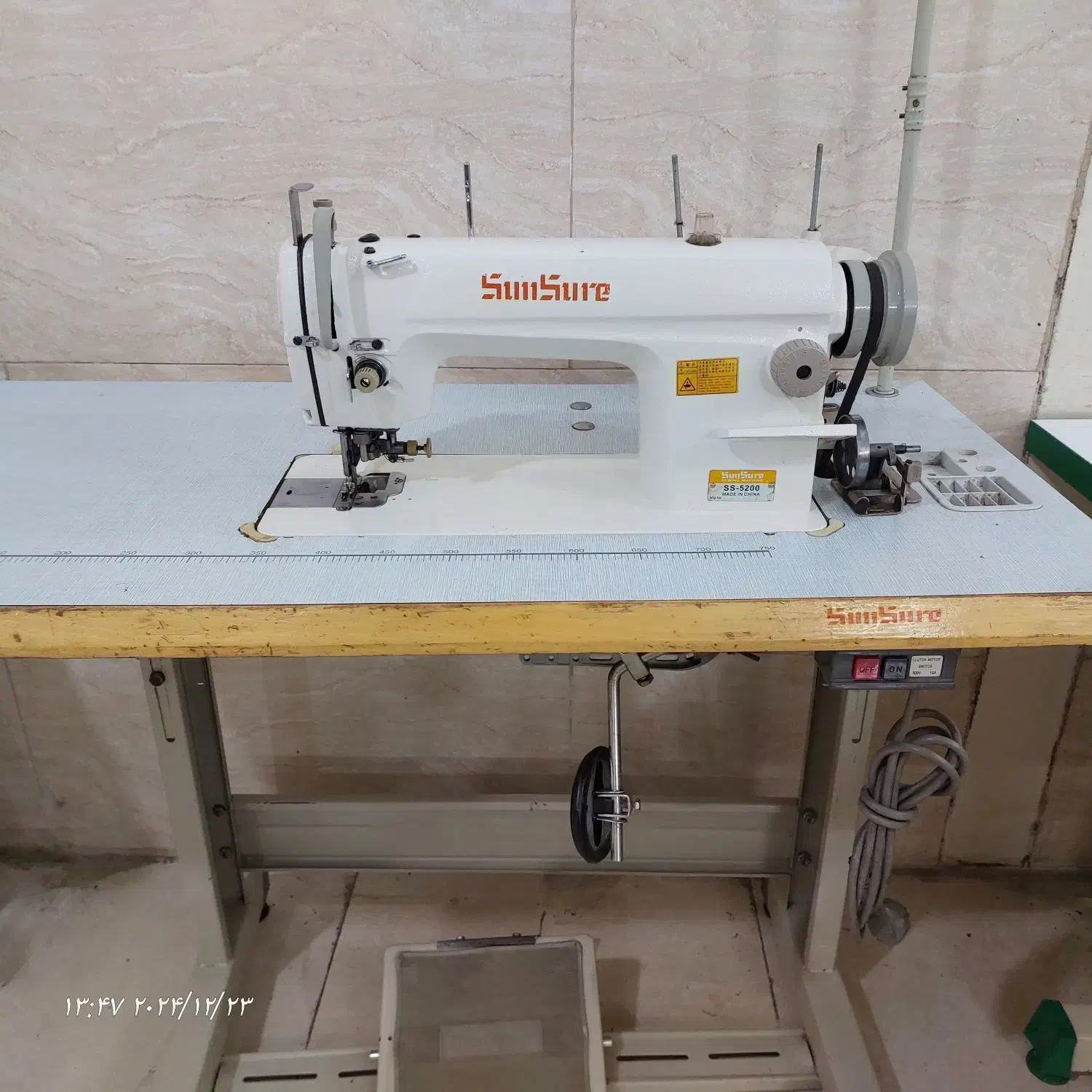 چرخ راسته دوز سانسیر تیغدار دینام بزرگ درحدنو|چرخ خیاطی و ریسندگی|تهران, یافت آباد جنوبی|دیوار