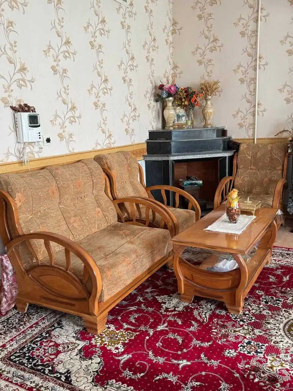 مبل ۸ نفره دسته دو|مبلمان خانگی و میز عسلی|فلاورجان, |دیوار