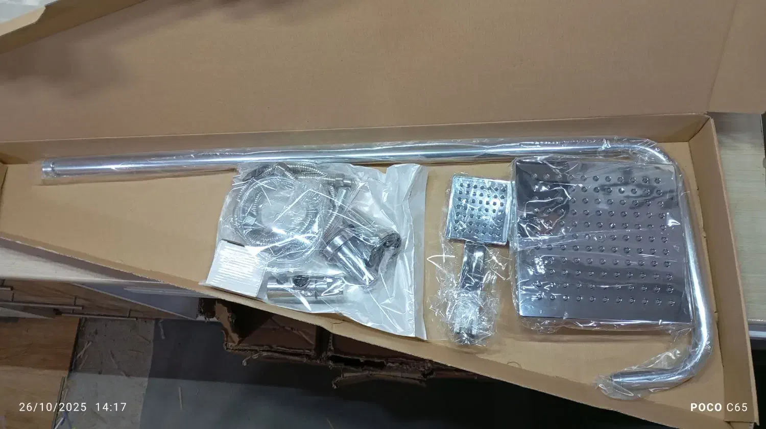 دوش دوکاره آب و هوا مربع.گرد.کروم|لوازم حمام|تهران, تهرانپارس شرقی|دیوار