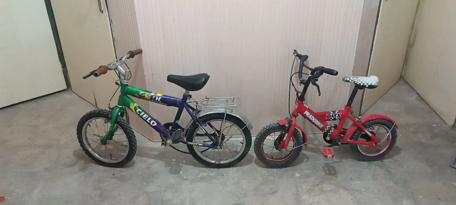 دو عدد دوچرخه کارکرده به سایز ۱۲و۱۶|دوچرخه، اسکیت، اسکوتر|ری, ملکآباد|دیوار