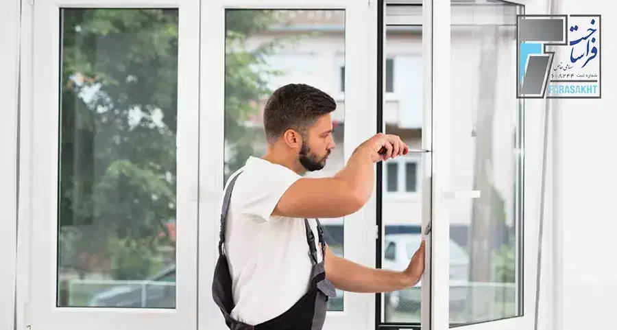 تعمیر و ریگلاژ و نصب درب وپنجره های دوجداره upvc|خدمات پیشه و مهارت|زنجان, |دیوار