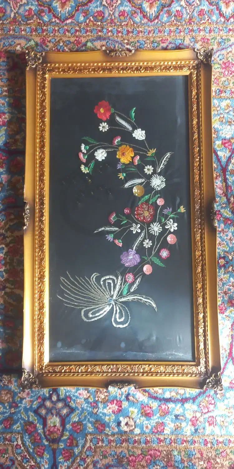 تابلو گلدوزی|تابلو، نقاشی، عکس|کرمان, |دیوار