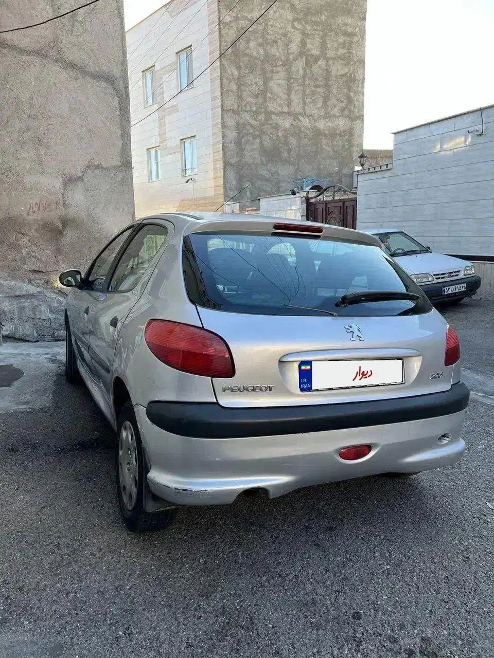 ۲۰۶اصل فرانسه|خودرو سواری و وانت|میانه, |دیوار