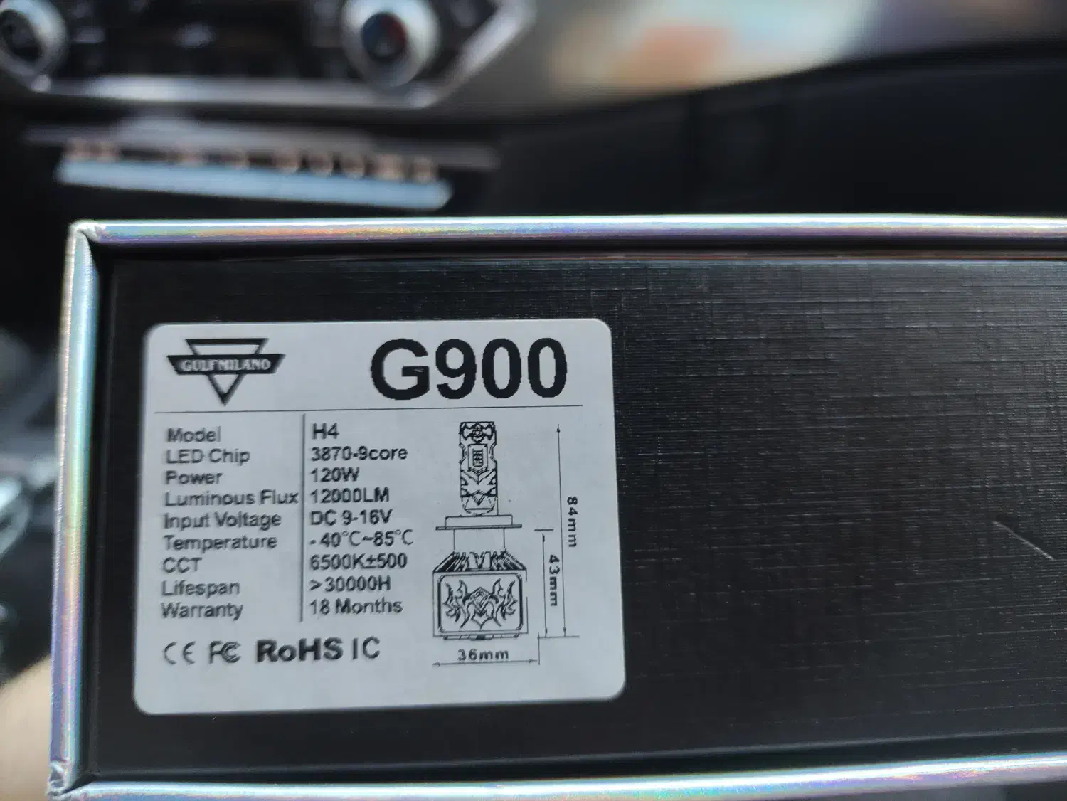 هدلایت گلف میلانو مدل G900 پایه H4|قطعات یدکی و لوازم جانبی|ملایر, |دیوار