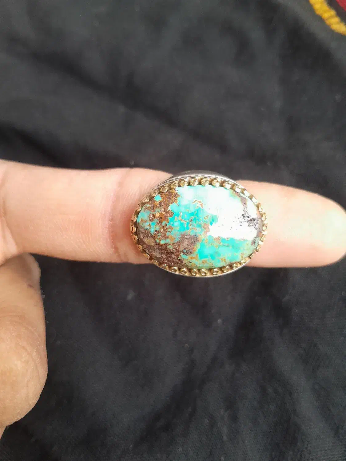 انگشتر فیروزه|کلکسیون اشیاء عتیقه|زاهدان, |دیوار