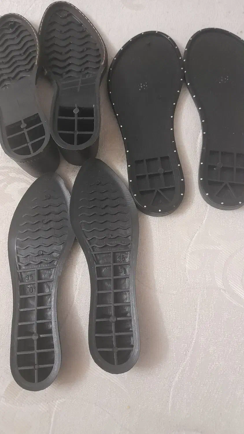 زیره کفش|کیف، کفش، کمربند|مشهد, تربیت (صدف)|دیوار