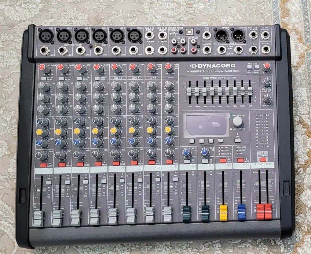 پاور میکسر دایناکورد اصل آلمان 600سری3|سیستم صوتی خانگی|تهران, ولنجک|دیوار